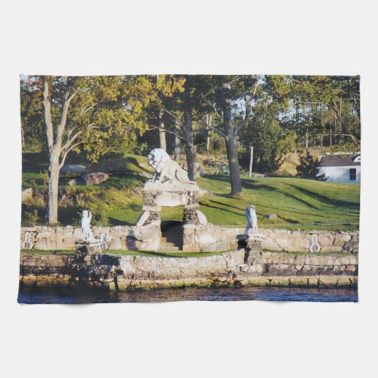 Stone Lion Küchentuch (Horizontal)