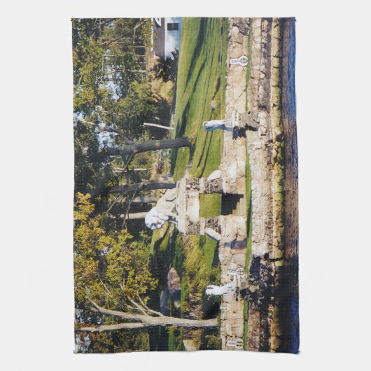 Stone Lion Küchentuch (Vertikal)