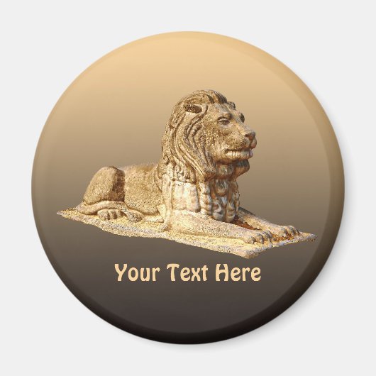 Stone Lion Magnet (Vorne)