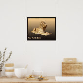 Stone Lion Poster (Küche)