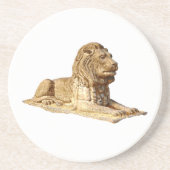 Stone Lion Sandstein Untersetzer (Vorne)