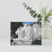Stone Lions Postkarte (Stehend Vorderseite)