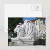 Stone Lions Postkarte (Vorne/Hinten)