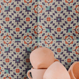 Stone-Look Komplexes geometrisches Mosaikmuster Fliese