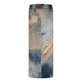 Stone-Look-Wasserflasche Thermosbecher (Rückseite)