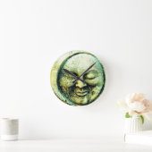 Stone man in the moon runde wanduhr (Zuhause)