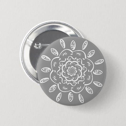 Stone Mandala Button (Vorne & Hinten)