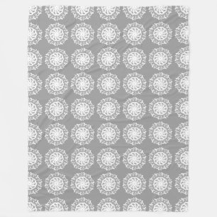 Stone Mandala Fleecedecke