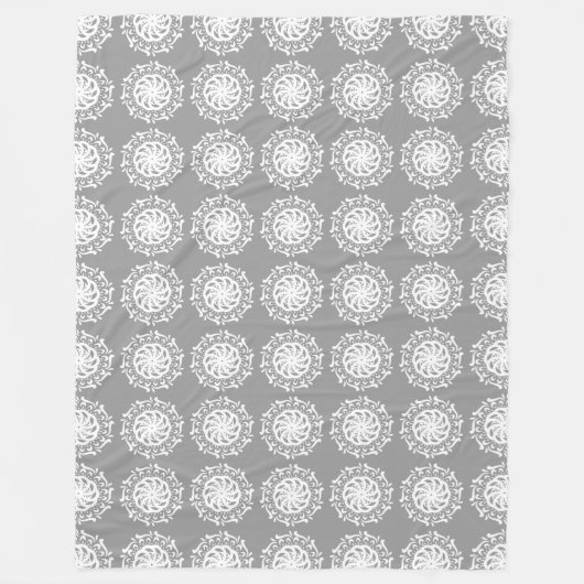 Stone Mandala Fleecedecke (Vorderseite)