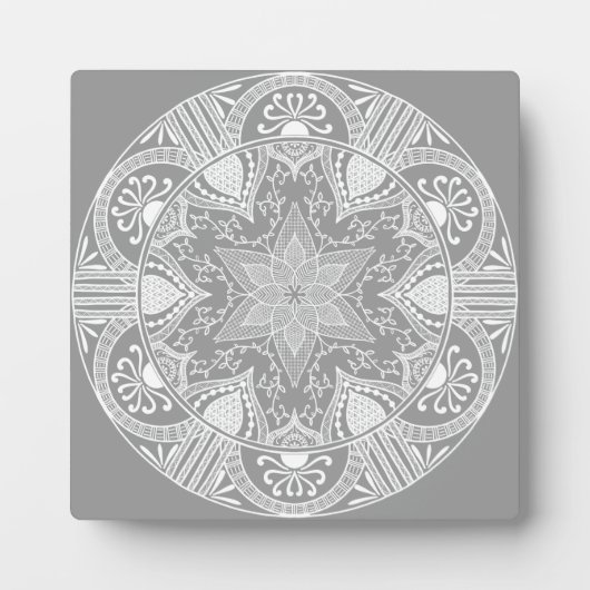 Stone Mandala Fotoplatte (Vorderseite)