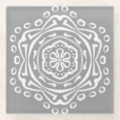 Stone Mandala Glasuntersetzer (Vorderseite)