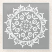 Stone Mandala Glasuntersetzer (Vorderseite)