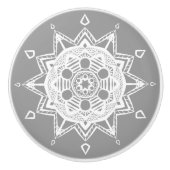 Stone Mandala Keramikknauf (Vorderseite)