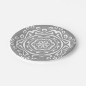 Stone Mandala Pappteller (Schrägansicht)