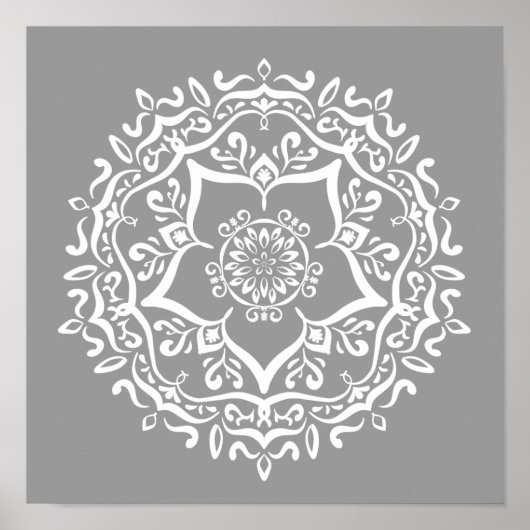 Stone Mandala Poster (Vorne)