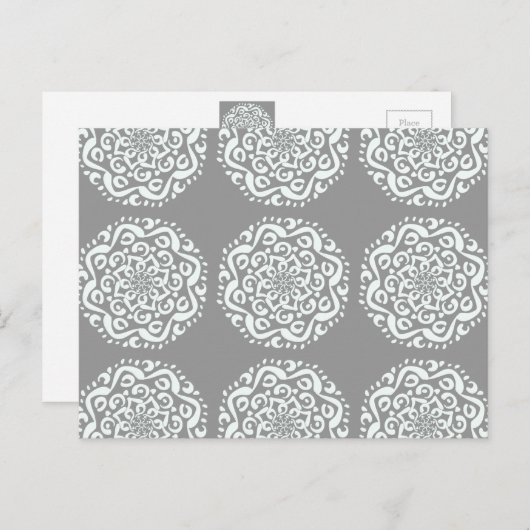 Stone Mandala Postkarte (Vorne/Hinten)