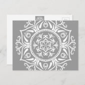 Stone Mandala Postkarte (Vorne/Hinten)