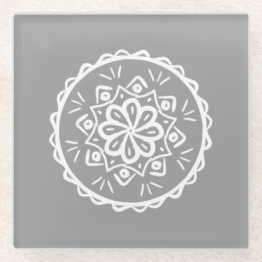 Stone Mandalala Glasuntersetzer (Vorderseite)