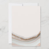 Stone Marble Agate Einladung Hochzeit (Rückseite)
