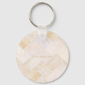 Stone Marbled Initials Schlüsselanhänger (Rückseite)