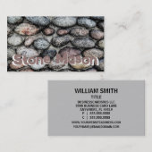Stone Mason Business Card Visitenkarte (Vorne/Hinten)