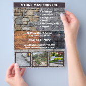 Stone Masonry Business Flyer (Hand)