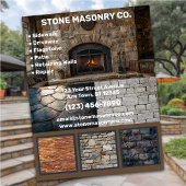 Stone Masonry Business Flyer