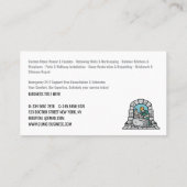 Stone Masonry Company Services Visitenkarte (Rückseite)