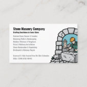 Stone Masonry Company Services Visitenkarte (Vorderseite)