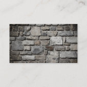 Stone Masonry Company Visitenkarte (Rückseite)