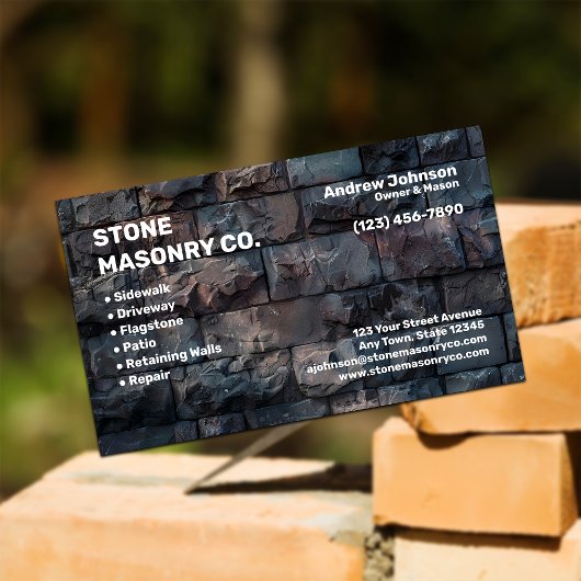Stone Masonry Company Visitenkarte
