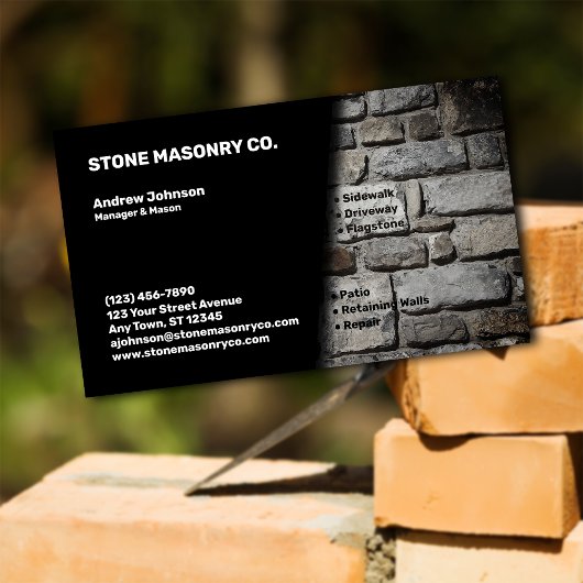Stone Masonry Company Visitenkarte