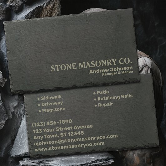 Stone Masonry Company Visitenkarte