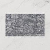 Stone Masonry Company Visitenkarte (Rückseite)