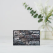 Stone Masonry Company Visitenkarte (Stehend Vorderseite)