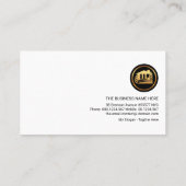 Stone Mauerwerk Brick Lay Builder Visitenkarte (Rückseite)