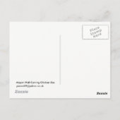 Stone Mayan Wall Schnitzereien von Chichen Itza Postkarte (Rückseite)