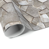 Stone Mosaic Muster Wallpaper Geschenkpapier (Rolleneckpunkt)