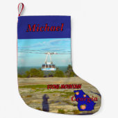 Stone Mountain GA Summit Skyride  Kleiner Weihnachtsstrumpf (Vorderseite)
