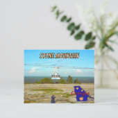 Stone Mountain GA Summit Skyride Postkarte (Stehend Vorderseite)