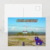 Stone Mountain GA Summit Skyride Postkarte (Vorne/Hinten)