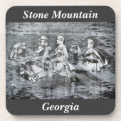 Stone Mountain Georgia Monument to the Confederacy Untersetzer (Vorderseite)