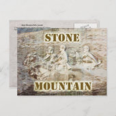Stone Mountain, Georgia Postkarte (Vorne/Hinten)
