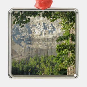 Stone Mountain, Georgia Silbernes Ornament