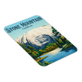 Stone Mountain Park USA Magnet (Rechte Seite)