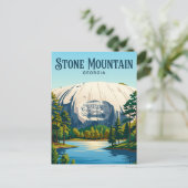Stone Mountain Park USA Postkarte (Stehend Vorderseite)
