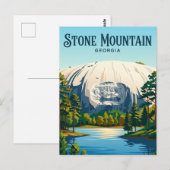 Stone Mountain Park USA Postkarte (Vorne/Hinten)