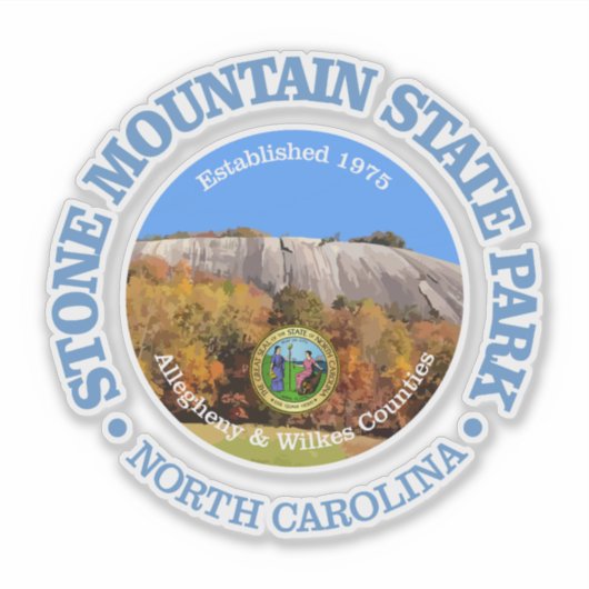 Stone Mountain SP Aufkleber (Vorderseite)