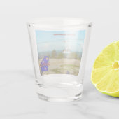 Stone Mountain Summit Skyride Georgia Souvenir Schnapsglas (Rückseite)