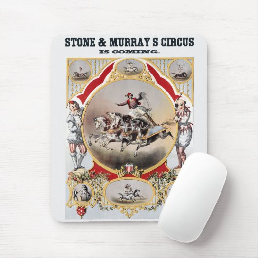 Stone & Murray's Circus, Circa 1870. Mousepad (Mit Mouse)